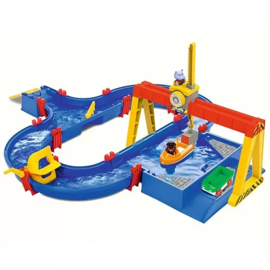 Set de joaca cu apa AquaPlay Container Port Set de joaca cu apa AquaPlay Container Port