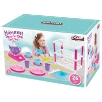 Set de joaca ustensile bucatarie 26 piese cu suport supraetajat