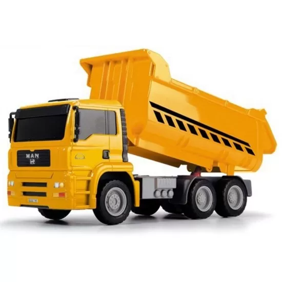 Set Dickie Toys Construction Twin Pack camion basculant MAN si buldozer Liebherr L566 Xpower Set Dickie Toys Construction Twin Pack camion basculant MAN si buldozer Liebherr L566 Xpower