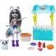 Set Enchantimals Mattel papusa Winsley Wolf, figurina Trooper si accesorii Set Enchantimals Mattel papusa Winsley Wolf, figurina Trooper si accesorii