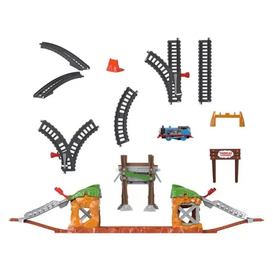 Set trenulet Thomas and Friends Walking Bridge cu sina si locomotiva motorizata Set trenulet Thomas and Friends Walking Bridge cu sina si locomotiva motorizata