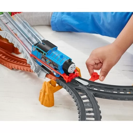 Set trenulet Thomas and Friends Walking Bridge cu sina si locomotiva motorizata Set trenulet Thomas and Friends Walking Bridge cu sina si locomotiva motorizata