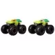 Set masinute Hot Wheels Monster Trucks Michelangelo vs Donatello