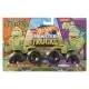 Set masinute Hot Wheels Monster Trucks Michelangelo vs Donatello