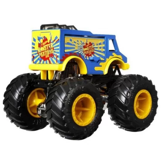 Set masinute Hot Wheels Monster Trucks Monster Patriot vs Tuon Ot Sriracha