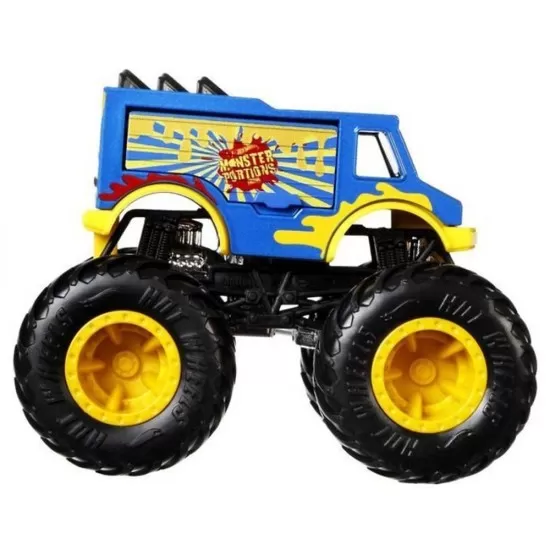 Set masinute Hot Wheels Monster Trucks Monster Patriot vs Tuon Ot Sriracha