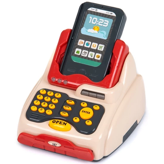 Set casa de marcat de jucarie Chipolino cu lumini, sunete si 24 accesorii Set casa de marcat de jucarie Chipolino cu lumini, sunete si 24 accesorii