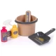 Set de joaca curatenie cu carucior si 35 accesorii Chipolino Cleaning Cart
