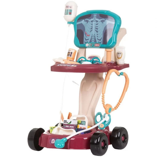 Set de joaca doctor cu lumini si 29 accesorii Chipolino Set de joaca doctor cu lumini si 29 accesorii Chipolino