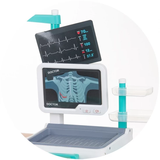 Set de joaca doctor cu lumini, sunete si 26 accesorii Chipolino Set de joaca doctor cu lumini, sunete si 26 accesorii Chipolino