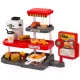 Set de joaca Fast Food cu 71 accesorii, sunete, rezervor de apa