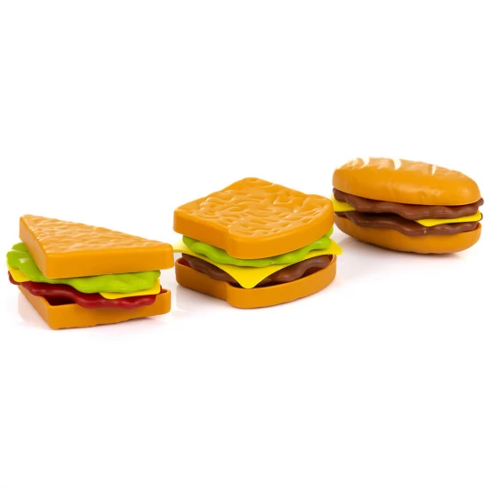 Set de joaca Fast Food cu 71 accesorii, sunete, rezervor de apa