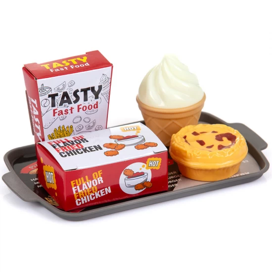 Set de joaca Fast Food cu 71 accesorii, sunete, rezervor de apa