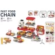 Set de joaca Fast Food cu 71 accesorii, sunete, rezervor de apa