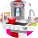 Bucatarie pentru copii Chipolino Kitchen 72,5 cm cu sistem de curgere apa, lumini, sunete si 53 accesorii Bucatarie pentru copii Chipolino Kitchen 72,5 cm cu sistem de curgere apa, lumini, sunete si 53 accesorii