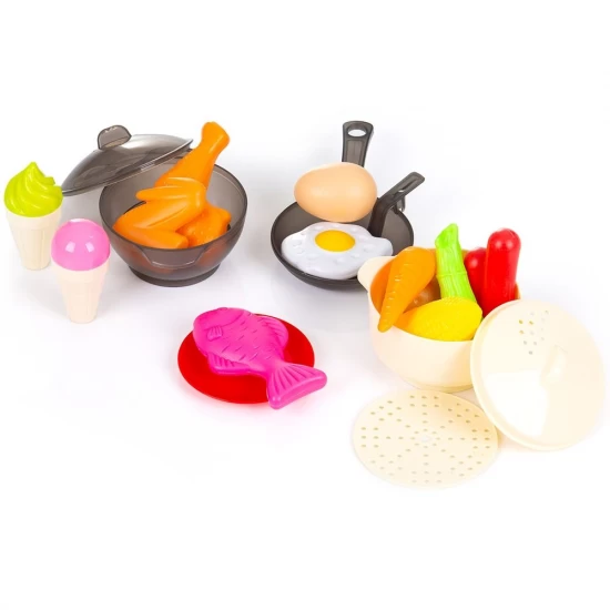 Bucatarie pentru copii Chipolino Kitchen 84 cm cu sistem de curgere apa, lumini, sunete si 79 accesorii Bucatarie pentru copii Chipolino Kitchen 84 cm cu sistem de curgere apa, lumini, sunete si 79 accesorii