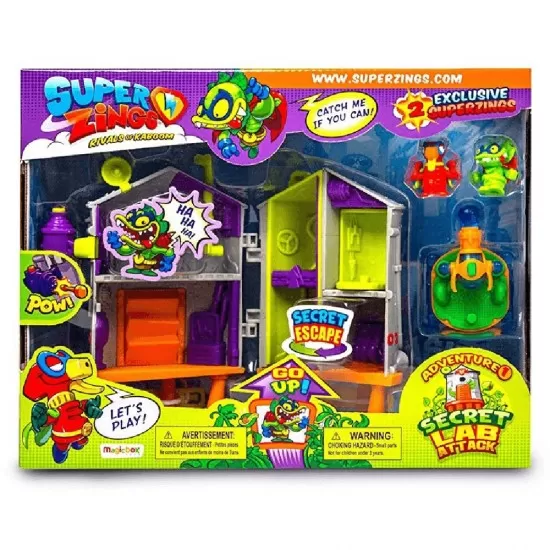 Set Magicbox Toys Super Zings Laboratorul secret Set Magicbox Toys Super Zings Laboratorul secret