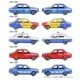 Set Majorette Dacia 1300 cu 5 masinute Set Majorette Dacia 1300 cu 5 masinute