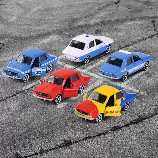 Set Majorette Dacia 1300 cu 5 masinute Set Majorette Dacia 1300 cu 5 masinute
