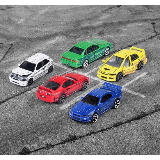 Set Majorette Japan Series cu 5 masinute Set Majorette Japan Series cu 5 masinute