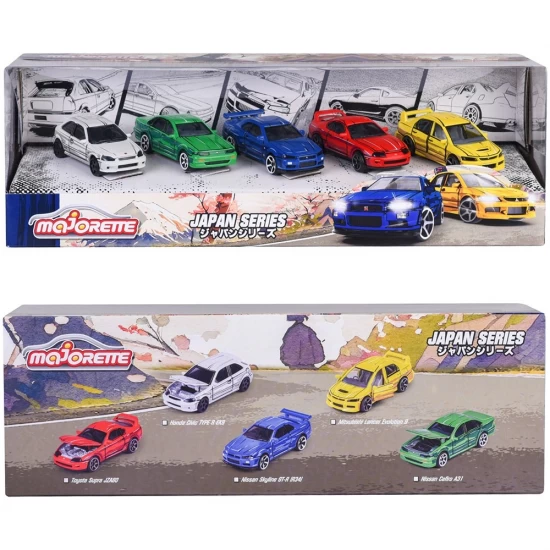 Set Majorette Japan Series cu 5 masinute Set Majorette Japan Series cu 5 masinute