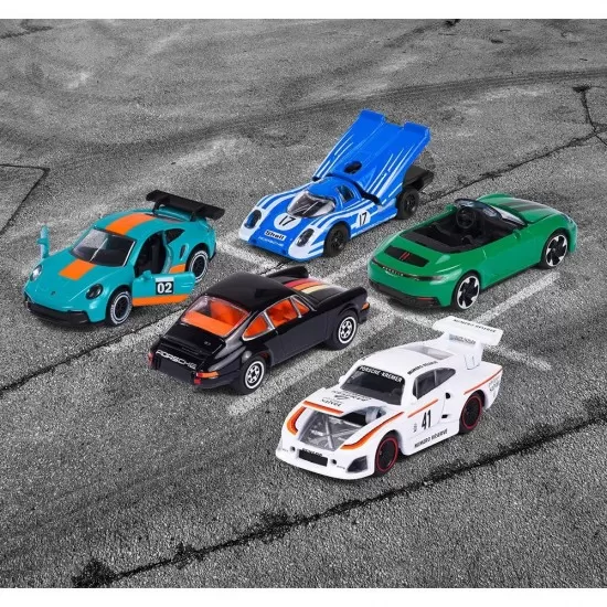 Set Majorette Porsche Motorsport cu 5 masinute