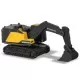 Set Majorette Volvo camion cu remorca, camion basculant, buldozer si excavator Set Majorette Volvo camion cu remorca, camion basculant, buldozer si excavator