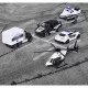 Set masinute Majorette Police Force cu 5 vehicule de interventie Set masinute Majorette Police Force cu 5 vehicule de interventie