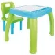 Set masuta cu scaun pentru copii Pilsan Study Table Blue