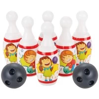 Set de joaca Bowling cu 6 popice si 2 bile