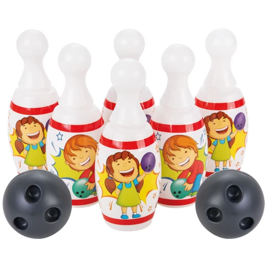 Set de joaca Bowling cu 6 popice si 2 bile