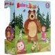 Set Simba Masha and the Bear Masha 12 cm cu ursulet de plus 25 cm si 4 animale Set Simba Masha and the Bear Masha 12 cm cu ursulet de plus 25 cm si 4 animale