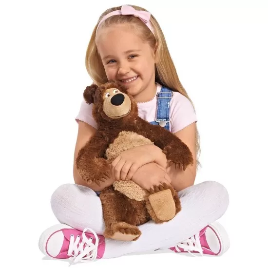 Set papusa Masha 23 cm si ursulet de plus 43 cm Simba Set papusa Masha 23 cm si ursulet de plus 43 cm Simba