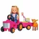 Set Simba Papusa Evi Love 12 cm, tractor cu remorca si accesorii Set Simba Papusa Evi Love 12 cm, tractor cu remorca si accesorii