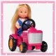 Set Simba Papusa Evi Love 12 cm, tractor cu remorca si accesorii Set Simba Papusa Evi Love 12 cm, tractor cu remorca si accesorii