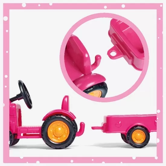 Set Simba Papusa Evi Love 12 cm, tractor cu remorca si accesorii Set Simba Papusa Evi Love 12 cm, tractor cu remorca si accesorii