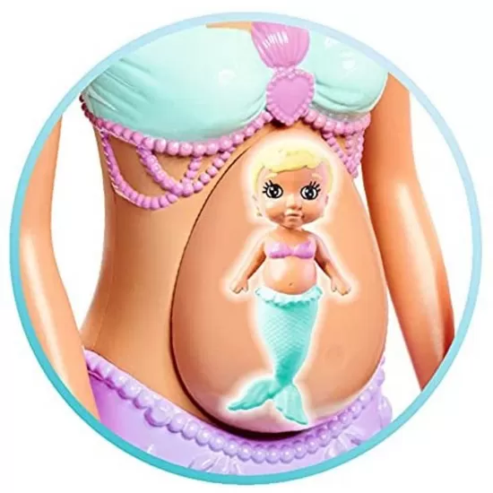 Set Simba Steffi Love Mermaid Family papusa Steffy 29 cm, papusa Kevin 29 cm si accesorii Set Simba Steffi Love Mermaid Family papusa Steffy 29 cm, papusa Kevin 29 cm si accesorii