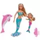 Set Simba Steffi Love Mermaid Friends papusa 29 cm, papusa 12 cm, delfin si accesorii Set Simba Steffi Love Mermaid Friends papusa 29 cm, papusa 12 cm, delfin si accesorii