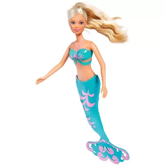 Set Simba Steffi Love Mermaid Friends papusa 29 cm, papusa 12 cm, delfin si accesorii Set Simba Steffi Love Mermaid Friends papusa 29 cm, papusa 12 cm, delfin si accesorii
