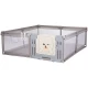 Tarc de joaca Chipolino Amico 200x180 cm cu usa beige
