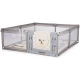 Tarc de joaca Chipolino Amico 200x180 cm cu usa beige