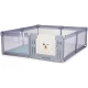 Tarc de joaca Chipolino Amico 200x180 cm cu usa Grey