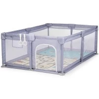 Tarc de joaca Chipolino Lotus 180x120 cm Grey