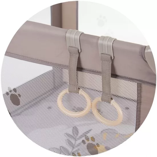 Tarc de joaca pliabil Chipolino Pop Up Tiger beige Tarc de joaca pliabil Chipolino Pop Up Tiger beige