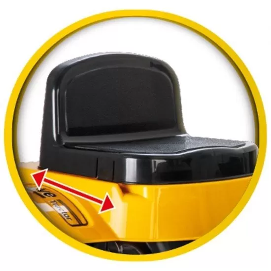 Tractor cu pedale si cupa Pilsan Active 07-315 galben Tractor cu pedale si cupa Pilsan Active 07-315 galben
