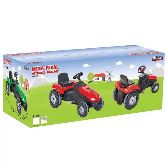 Tractor cu pedale Pilsan Mega Green Tractor cu pedale Pilsan Mega Green