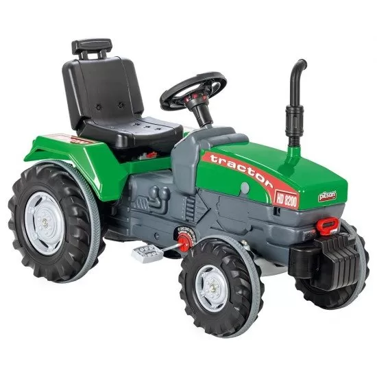 Tractor cu pedale Pilsan Super 07-294 verde Tractor cu pedale Pilsan Super 07-294 verde