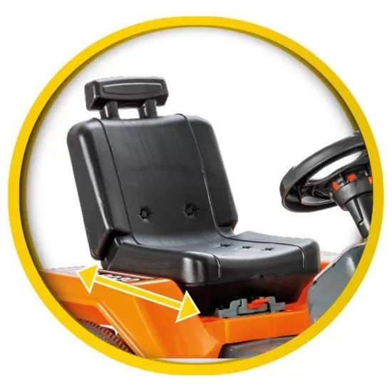 Tractor cu pedale Pilsan Super Excavator 07-297 portocaliu