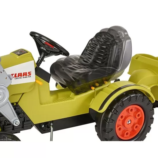 Tractor copii cu pedale si remorca Big Claas Celtis Loader Tractor copii cu pedale si remorca Big Claas Celtis Loader