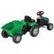 Tractor cu pedale si remorca Pilsan Active verde